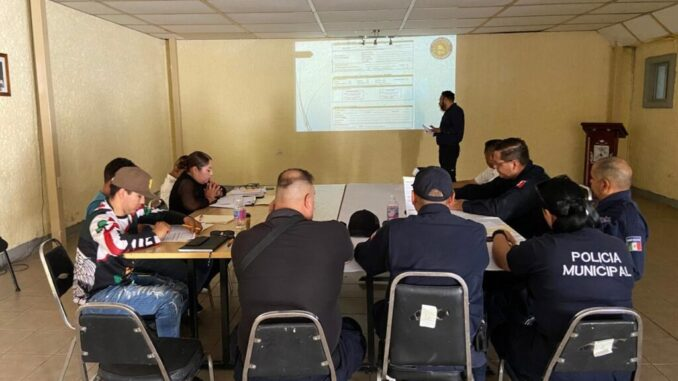 Impulsa FDZS profesionalización policial con capacitación sobre llenado del IPH