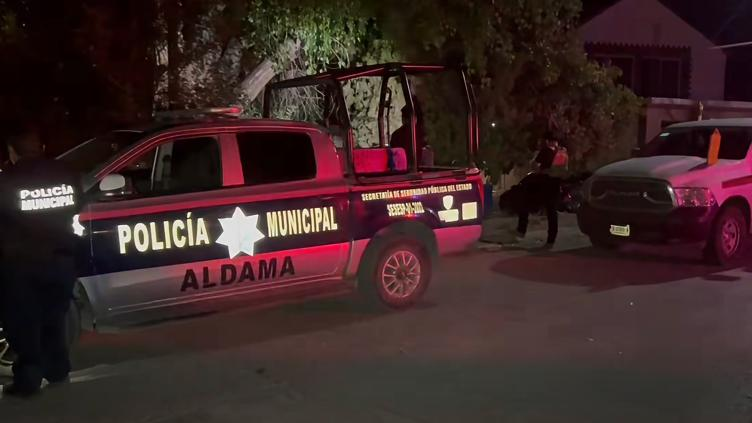 Madrugada violenta en Aldama; ataque armado deja un joven sin vida