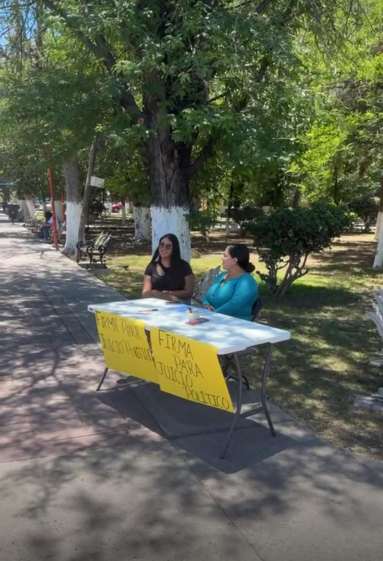 MORENA INICIA RECOLECCIÓN DE FIRMAS CONTRA MARU CAMPOS