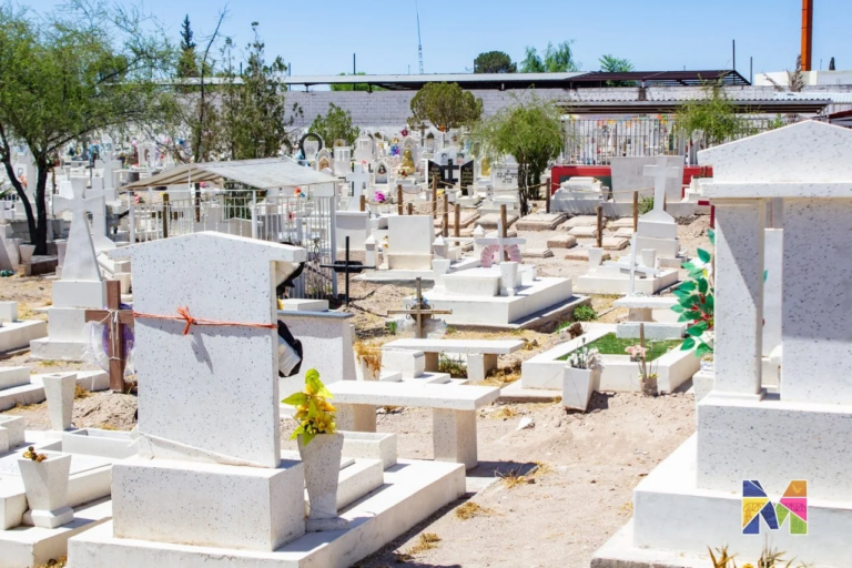 Listos los panteones de Meoqui para recibir a las familias este 10 de mayo