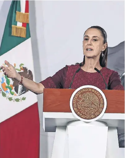 Shein­baum agra­dece a AMLO por res­paldo; “me siento tran­quila”