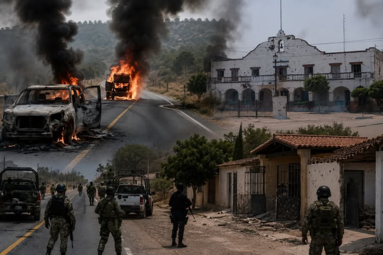 Violenta jornada en Carichí deja ataques a Presidencia Municipal y vivienda del alcalde