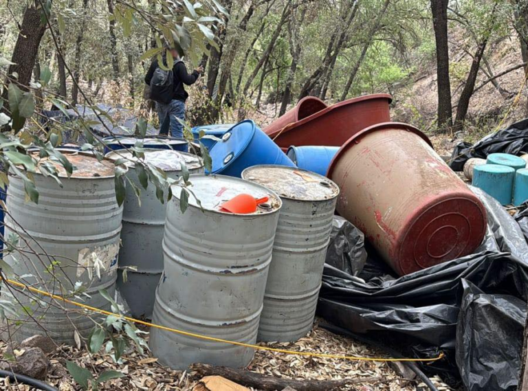Autoridades federales desmantelaron un laboratorio clandestino utilizado para la producción de drogas sintéticas en Chihuahua, informó el Gabinete de Seguridad del Gobierno de México.